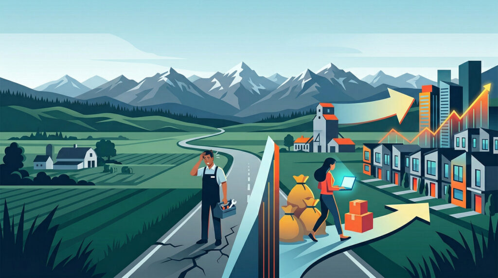 The Rural Gentrification Crisis: Why Alberta’s Small Towns are Suddenly Unaffordable
