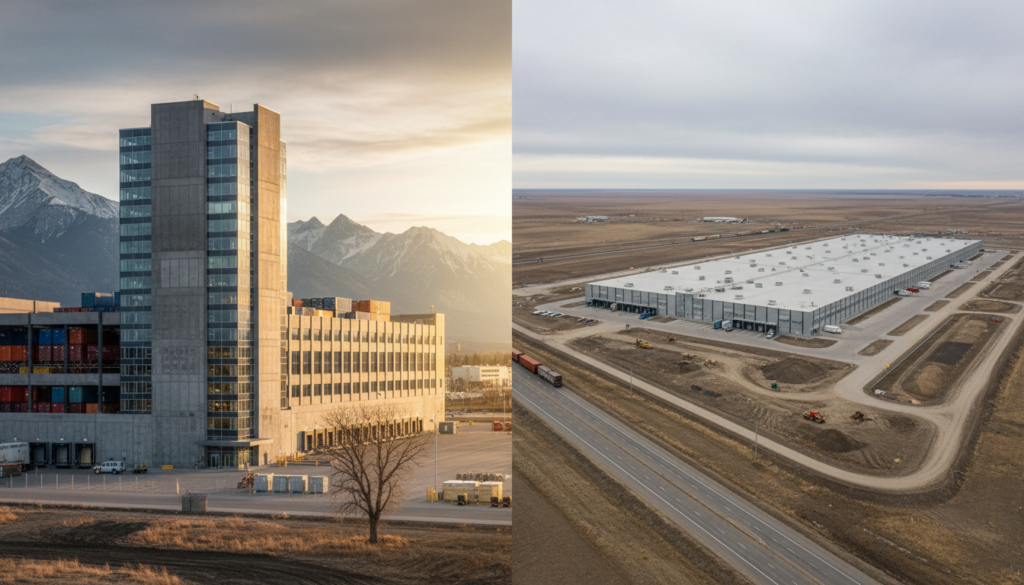 Why Calgary Warehouses Are Going Vertical While Edmonton Expands Outward